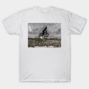 Cyclist on the road T-Shirt